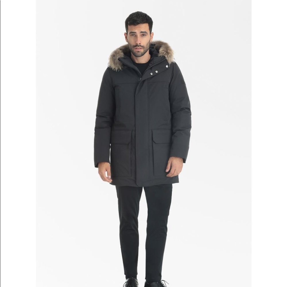 Luxury European Hetrego Down Parka Jacket size XL